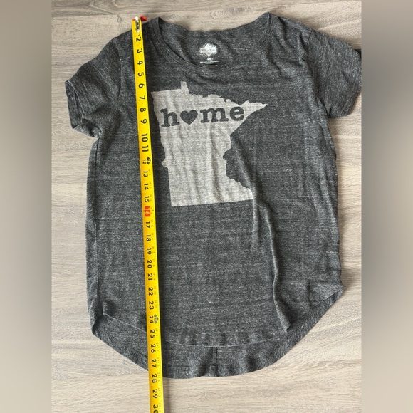State of Mine Minnesota "Home" Graphic Tee - Heather Grey - Medium - Picture 5 of 6